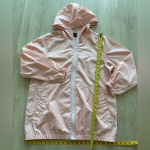 ZINE Women's Jacket Windbreaker Long Sleeve Full Zip Pockets Lightweight Size M